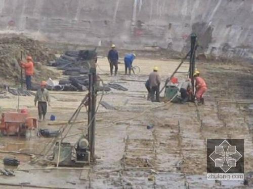 郭河镇我公司承建北京房山区水池地基注浆加固工程